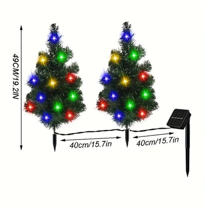 2-in-1 Solar Christmas Tree Lawn Light __stock:200 Holiday Decor & Apparel refund_fee:1200 Warranty