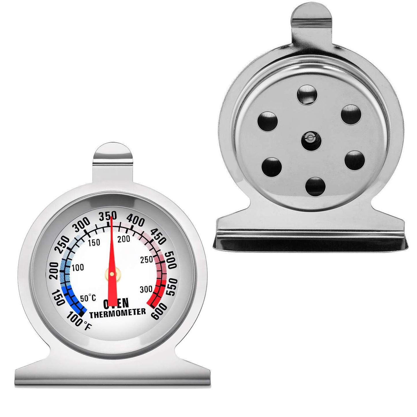 2-Pack: 100-600°F Oven Thermometers Kitchen & Dining refund_fee:800