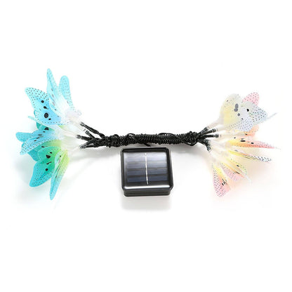 2-Pack: 3.8M Solar String Butterfly Lights __stock:150 refund_fee:1200 String & Fairy Lights Warranty