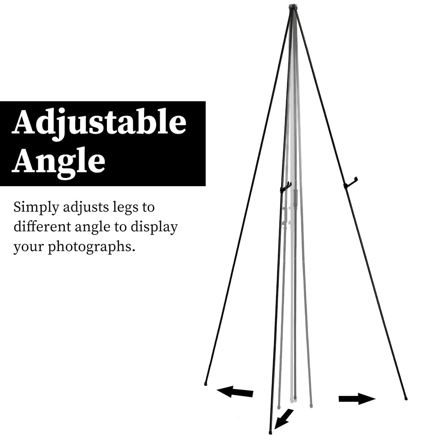 2-Pack: 61" Collapsible A Frame Tripod Easel Iron Alloy Drawing Stand __stock:50 Holiday Decor & Apparel refund_fee:1200