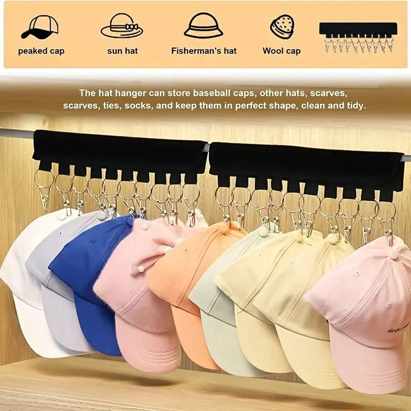 2-Pack: Baseball Cap Organizer Hanger __stock:200 Closet & Storage refund_fee:800