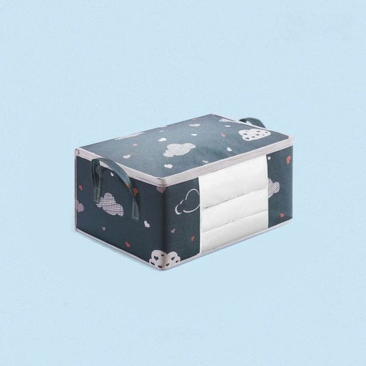 2-Pack: Blanket and Bedding Storage Bag Blue M __stock:200 Closet & Storage refund_fee:800