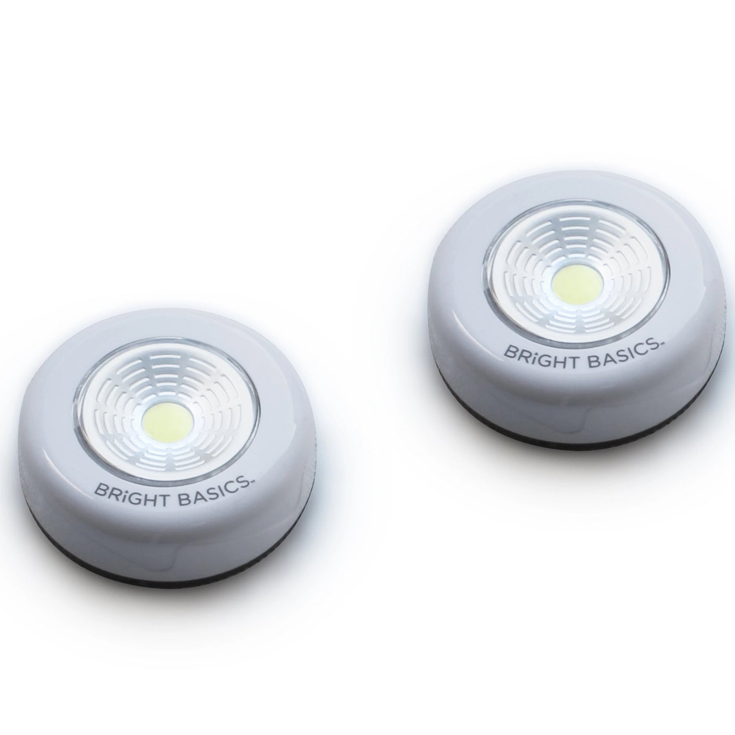 2-Pack: Bright Basics Ultra Thin Wireless LED Puck Lights __stock:100 Indoor Lighting refund_fee:800 Warranty