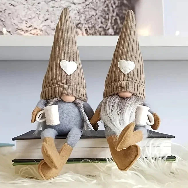 2-Pack: Coffee Gnome Plush Doll Coffee __stock:200 Holiday Decor & Apparel refund_fee:800