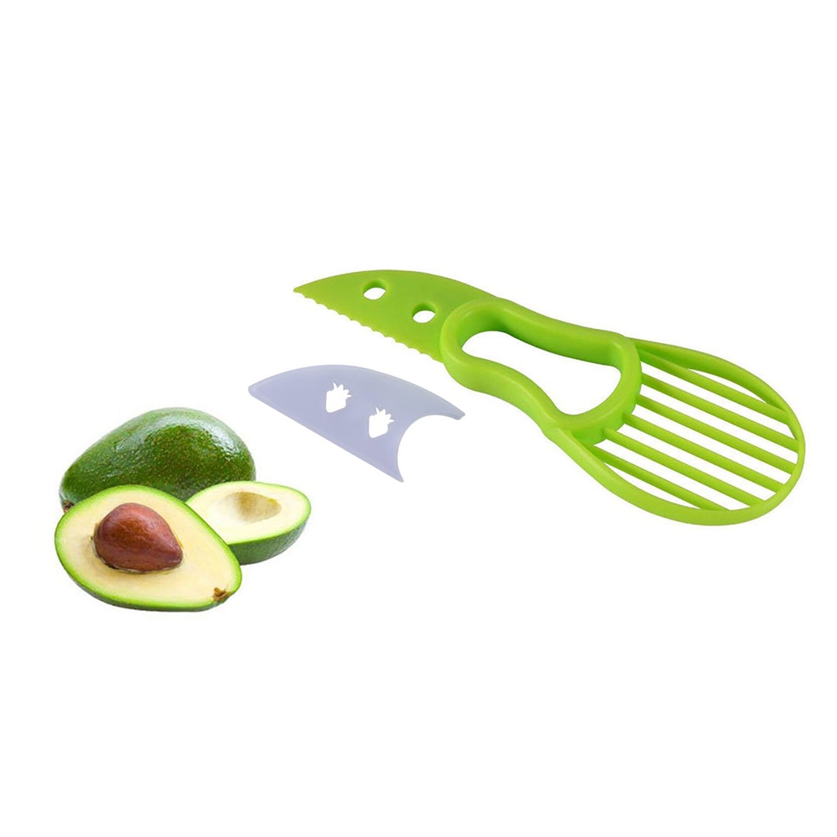 2-Pack: Complete Avocado Slicer Seed Remover Cubber Cutter __stock:250 Kitchen & Dining refund_fee:800