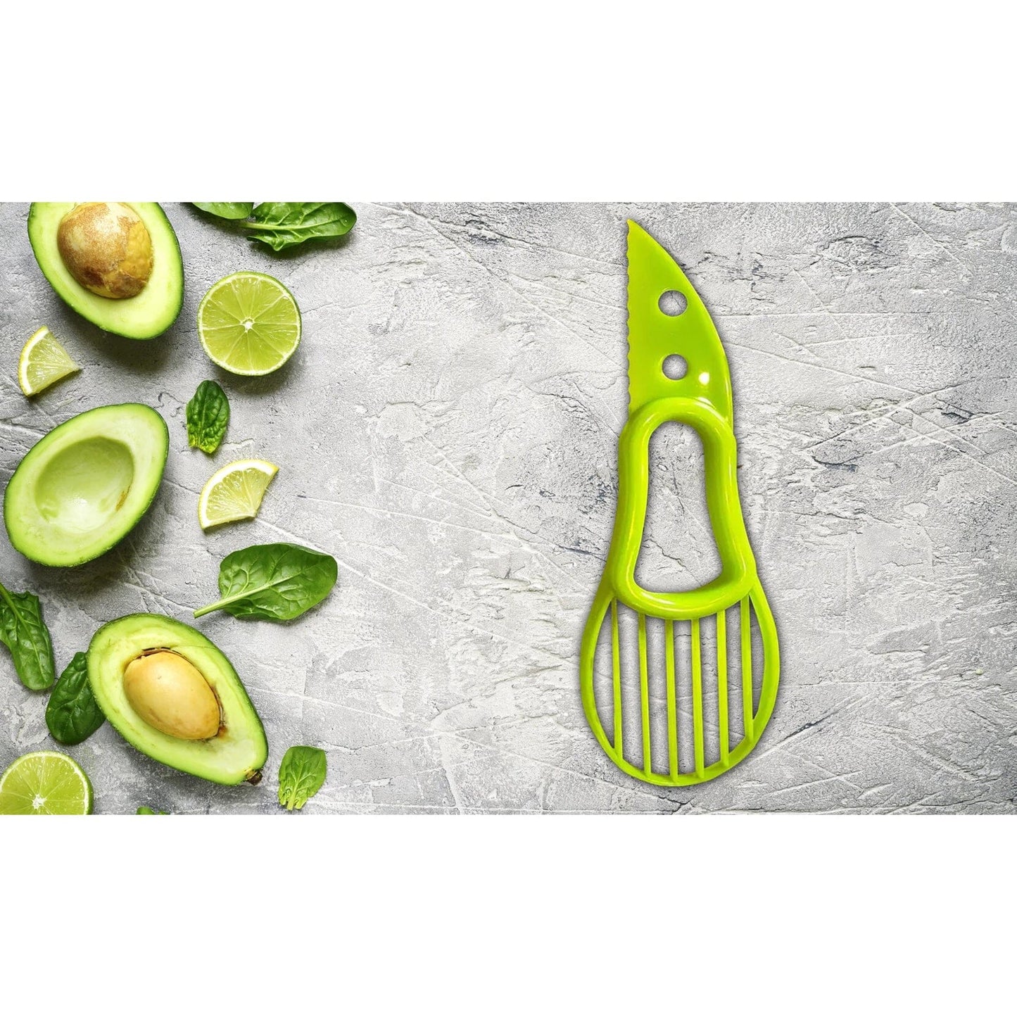 2-Pack: Complete Avocado Slicer Seed Remover Cubber Cutter __stock:250 Kitchen & Dining refund_fee:800