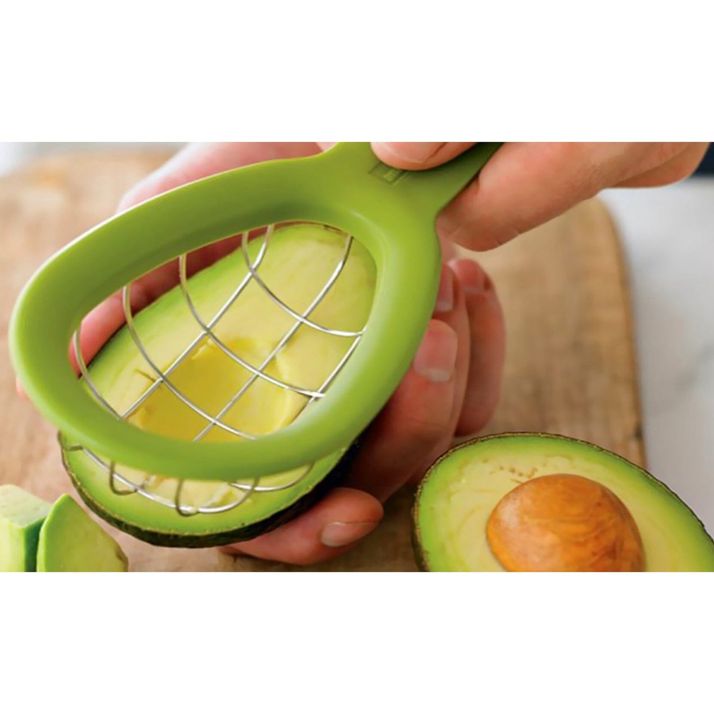 2-Pack: Complete Avocado Slicer Seed Remover Cubber Cutter __stock:250 Kitchen & Dining refund_fee:800