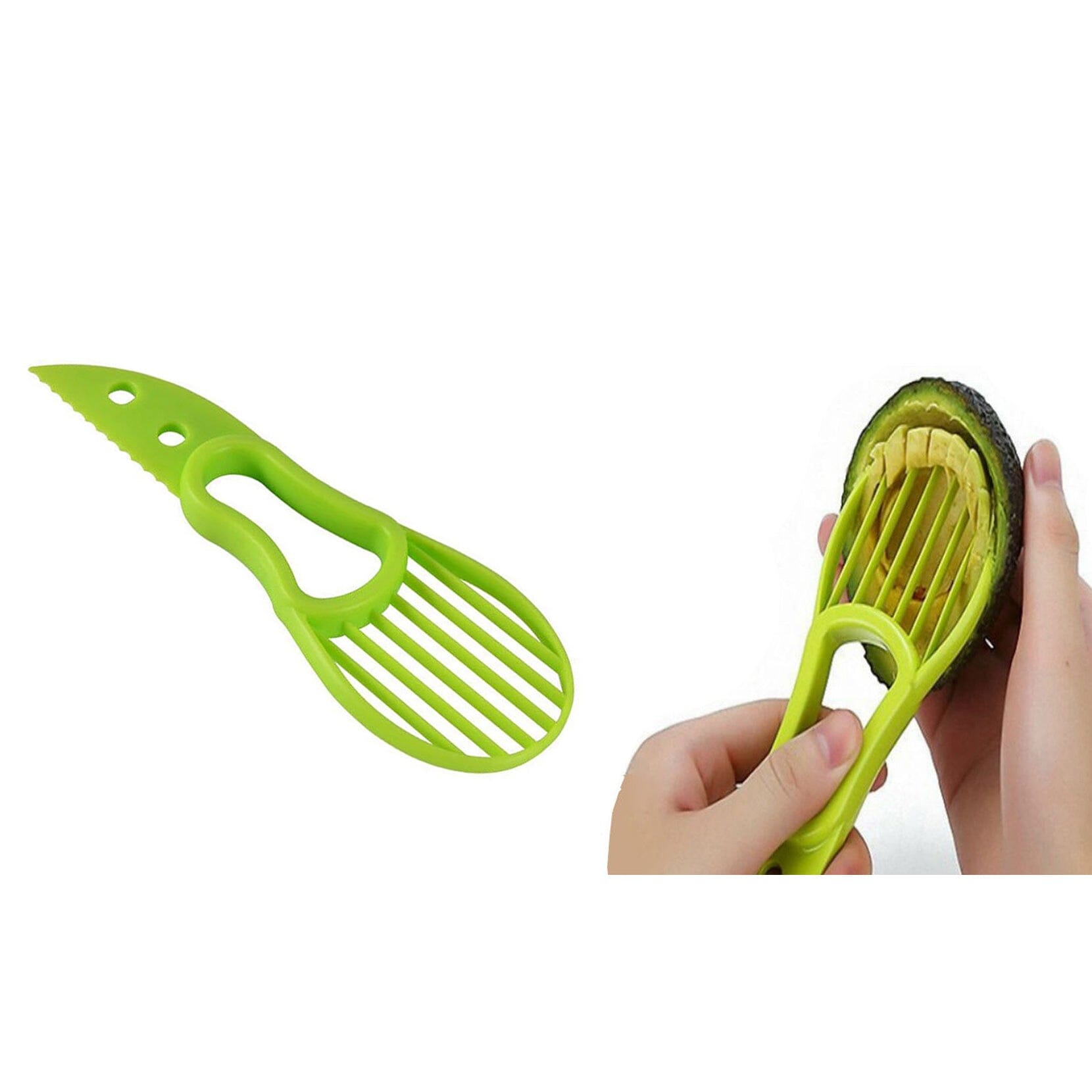 2-Pack: Complete Avocado Slicer Seed Remover Cubber Cutter __stock:250 Kitchen & Dining refund_fee:800