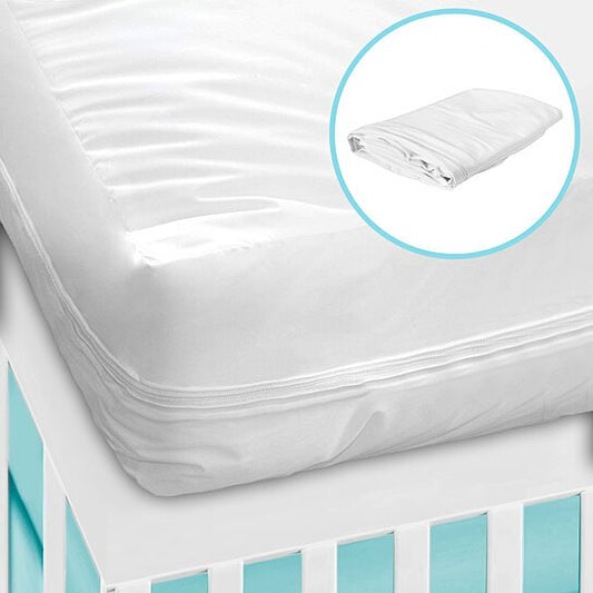 2-Pack: Deluxe Vinyl Zippered Crib Mattress Cover __label2:BOGO 30% OFF __stock:1000 Bedding refund_fee:1200