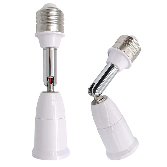 2-Pack: E26/E27 Lamp Holder Extender __stock:200 Indoor Lighting refund_fee:800 Warranty