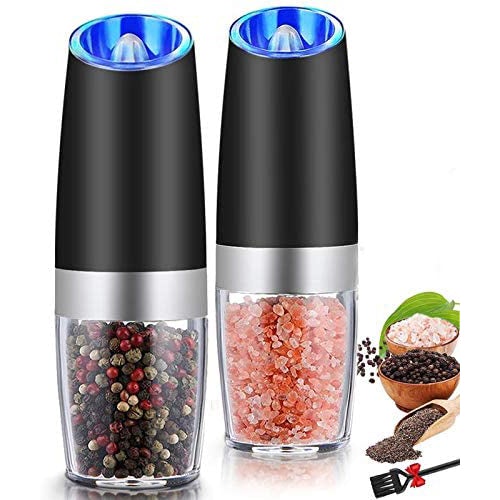 2-Pack: Gravity Electric Salt Pepper Grinder __stock:200 Kitchen & Dining refund_fee:1200