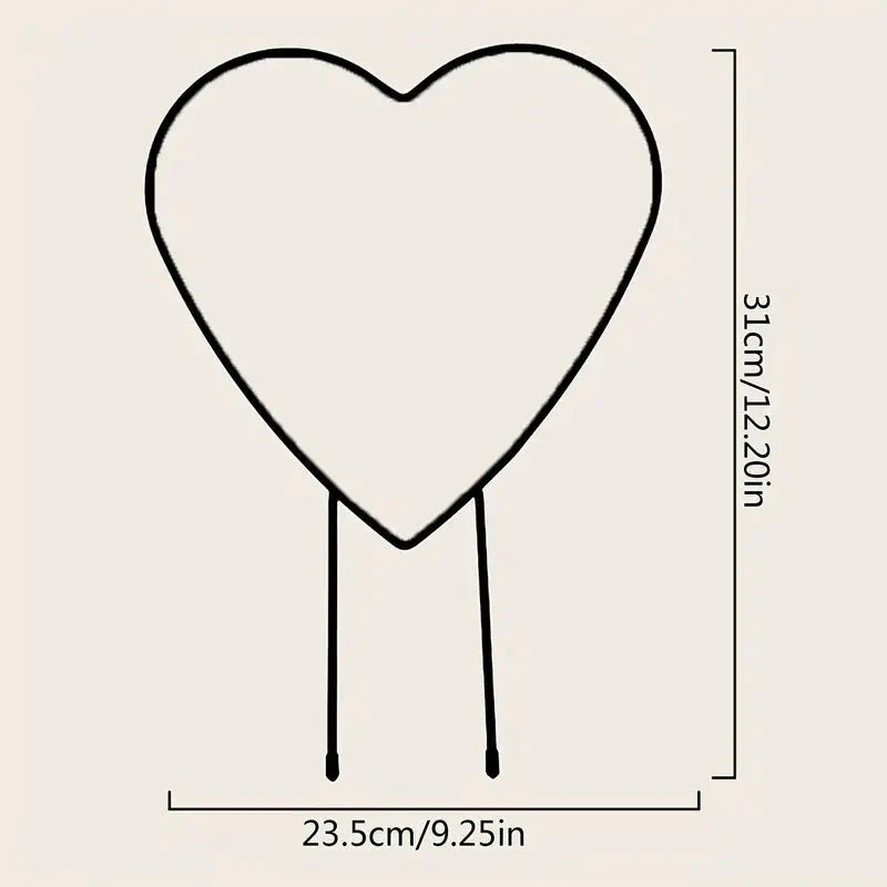 2-Pack: Heart-Shaped Plant Support Stake __stock:200 Garden & Patio refund_fee:800