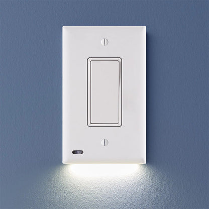 2 Pack: LED Motion Light Switch Plate Rocker __stock:400 Indoor Lighting refund_fee:800 Warranty