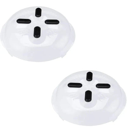 2-Pack: Magnetic Microwave Cover, BPA-Free Anti-Splatter Guard with Steam Vents __stock:200 Kitchen & Dining refund_fee:1200