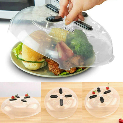 2-Pack: Magnetic Microwave Cover, BPA-Free Anti-Splatter Guard with Steam Vents __stock:200 Kitchen & Dining refund_fee:1200