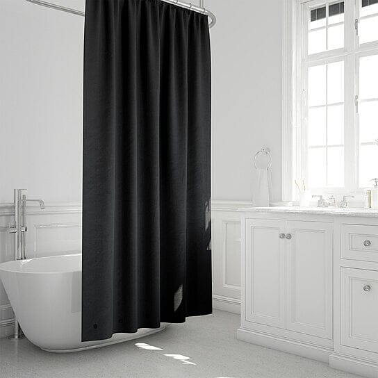 2-Pack: Magnetic Mildew Resistant Solid Vinyl Shower Curtain Liners Black __stock:1000 Bath refund_fee:800