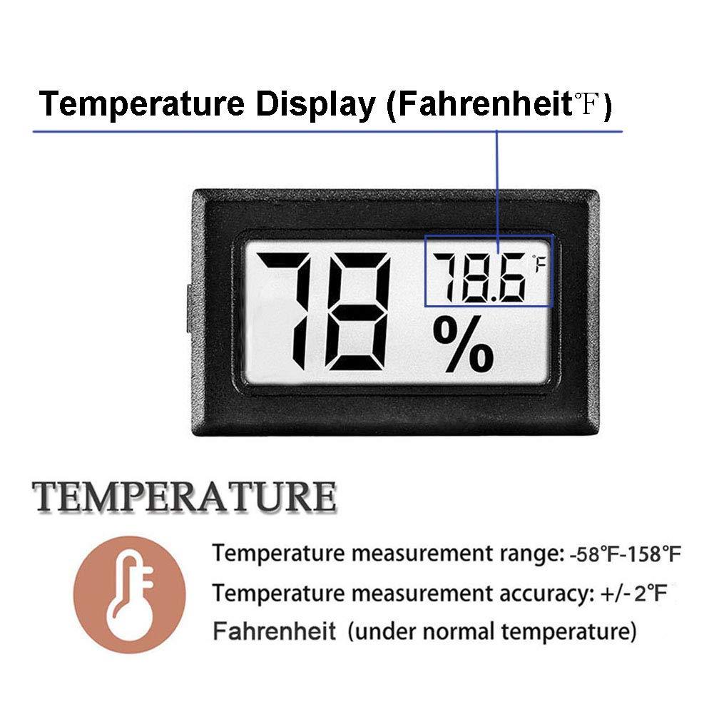 2-Pack: Mini Digital Hygrometer Gauge Indoor Thermometer Household Appliances refund_fee:800