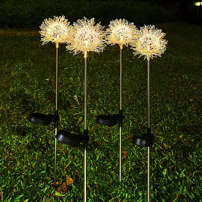 2-Pack: Outdoor Solar Dandelion Lawn Lights __stock:200 Outdoor Lighting refund_fee:1200 Warranty