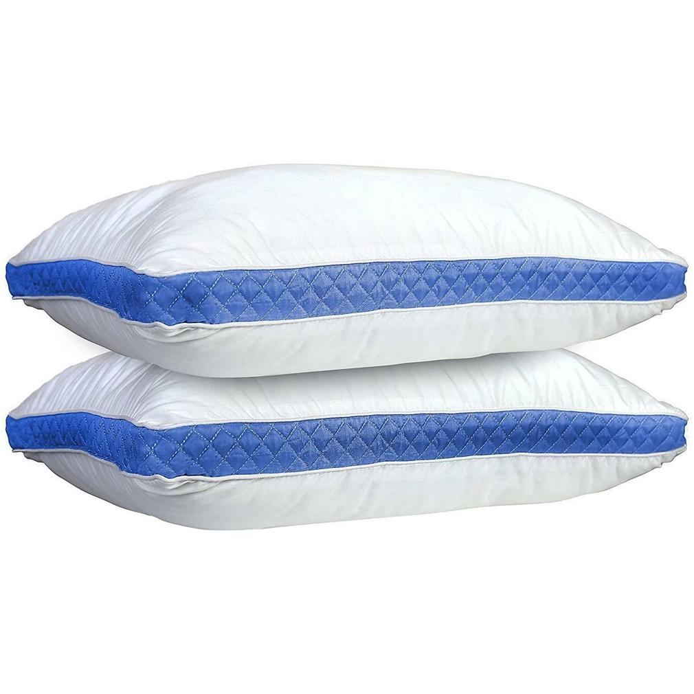 2-Pack: Premium Gusseted Pillows White/Blue __label2:BOGO 30% OFF __stock:50 Bedding refund_fee:1200