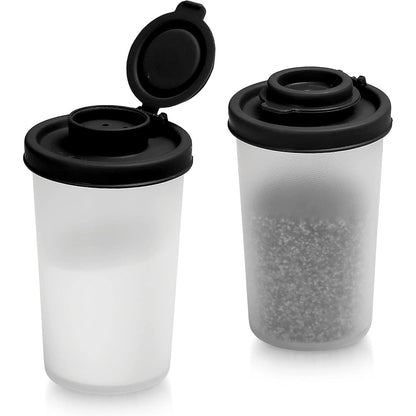 2-Pack: Salt and Pepper Shakers Moisture Proof Set Black __stock:200 Kitchen & Dining refund_fee:800