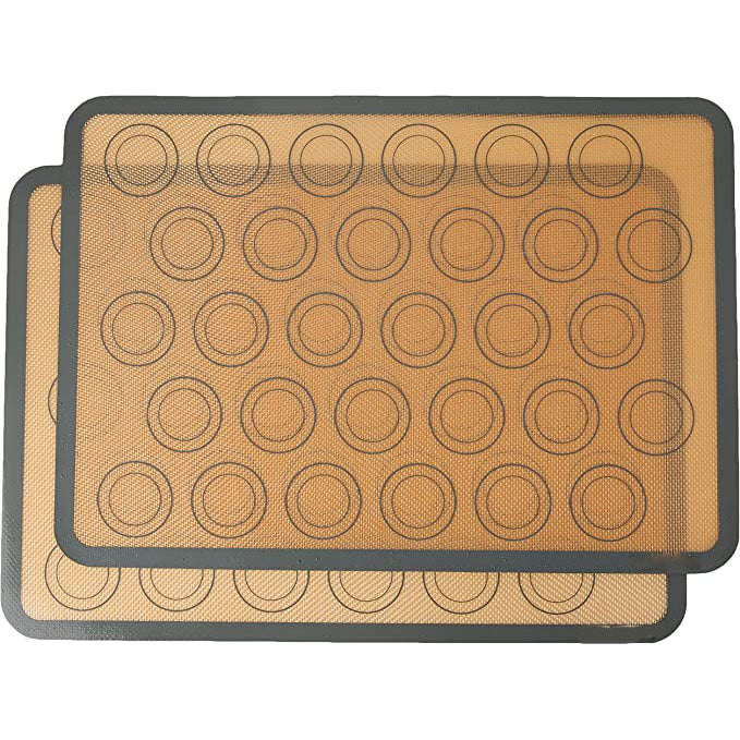 2-Pack: Silicone Nonstick Food Safe Macarons Baking Mat __stock:200 Kitchen & Dining refund_fee:800