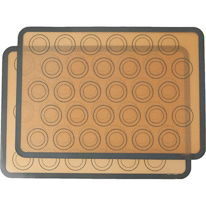 2-Pack: Silicone Nonstick Food Safe Macarons Baking Mat __stock:200 Kitchen & Dining refund_fee:800