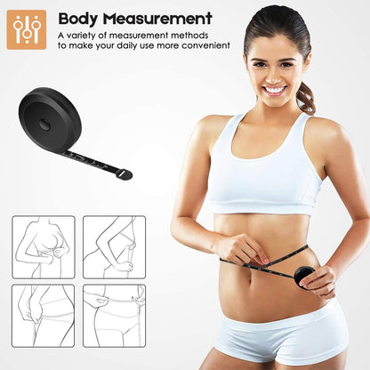 2-Pack: Soft Fashion Pink and Retractable Black Measuring Tape Set __stock:200 Home Improvement refund_fee:800