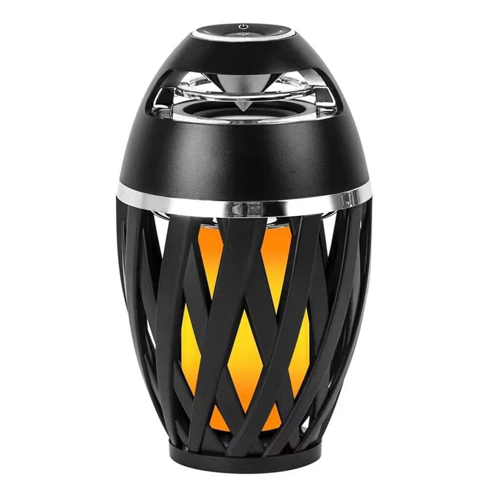 2-Pack: Tiki LED Flame Bluetooth Speakers with Poles __stock:400 Outdoor Lighting refund_fee:1200 Warranty