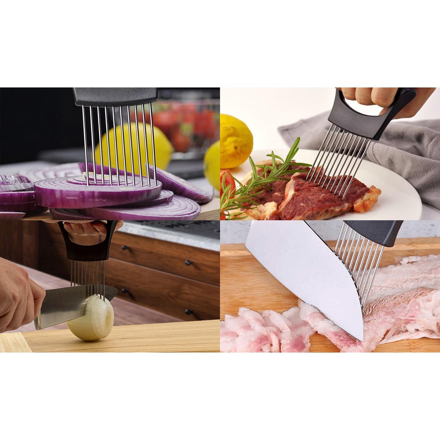 2-Pack: Ultra Sharp Knife Sharpener and Stainless Steel Vegetable and Meat Slicer Holder __stock:250 Kitchen & Dining refund_fee:1200