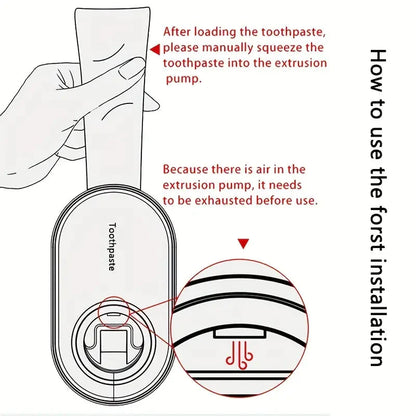 2-Pack: Wall-Mounted Automatic Toothpaste Dispenser __stock:200 Bath refund_fee:800 show-color-swatches