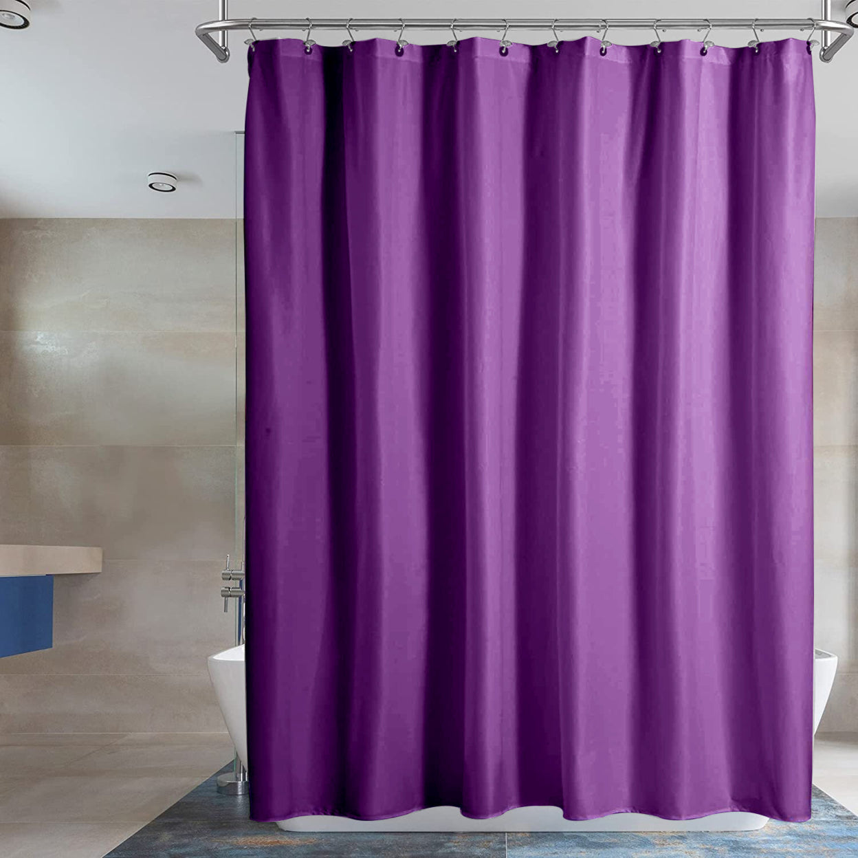 2-Pack: Water-Proof Printed Peva Shower Curtain __stock:1000 Bath refund_fee:800