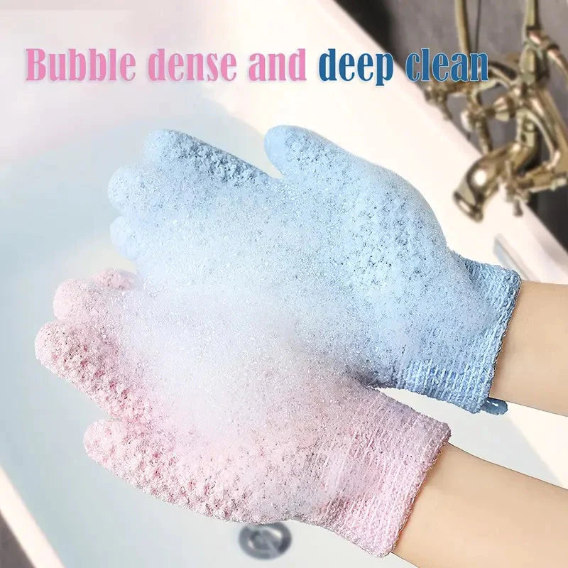 2-Pair: Exfoliating Bath Gloves __stock:200 Bath refund_fee:800