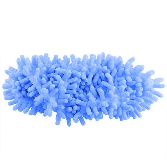 2-Pair: Multifunctional Mop Slipper Floor Polishing Cover Cleaner Blue __stock:100 Household Appliances refund_fee:800