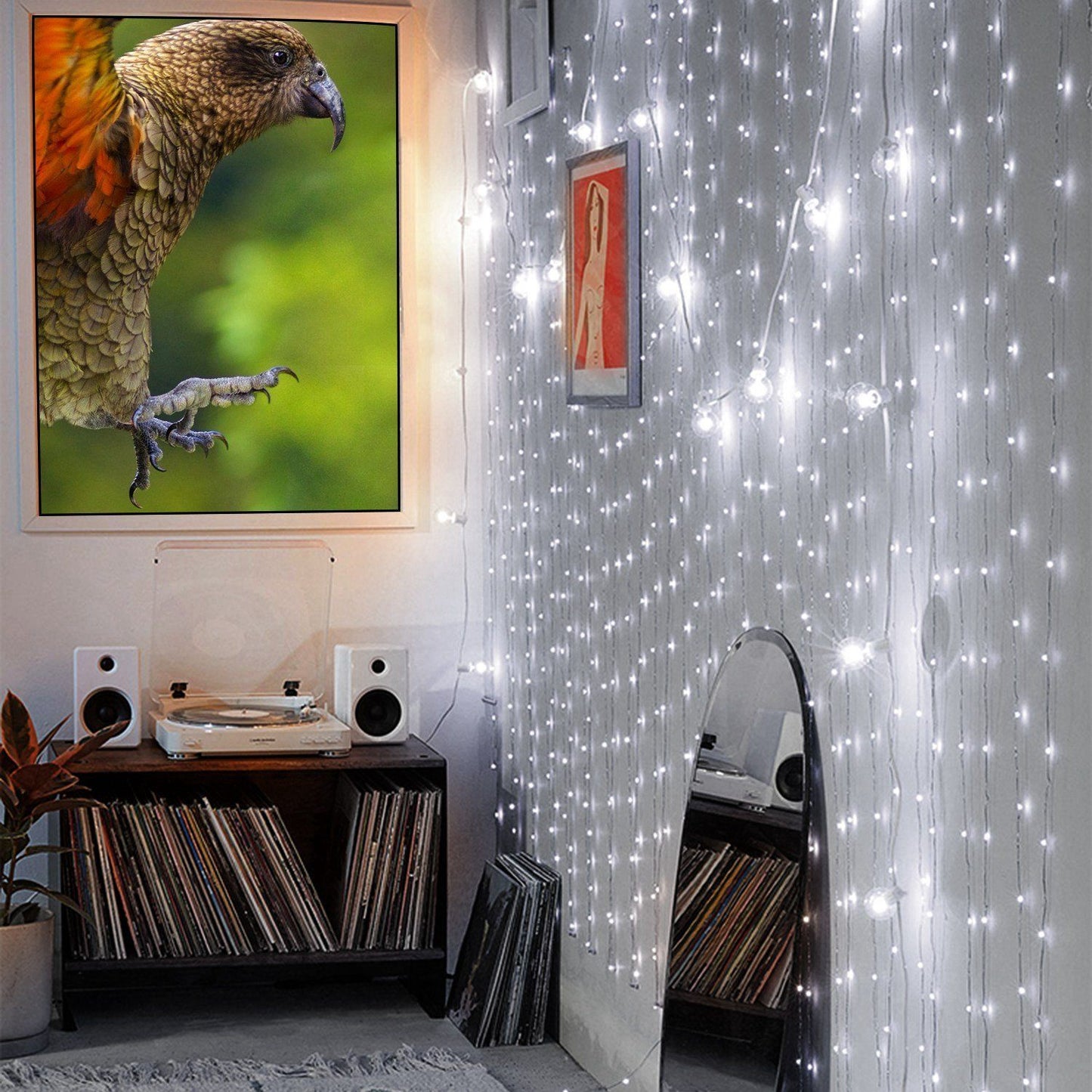 2-Piece: 100LED Beads String Lights Cool White Low stock refund_fee:1200 String & Fairy Lights Warranty