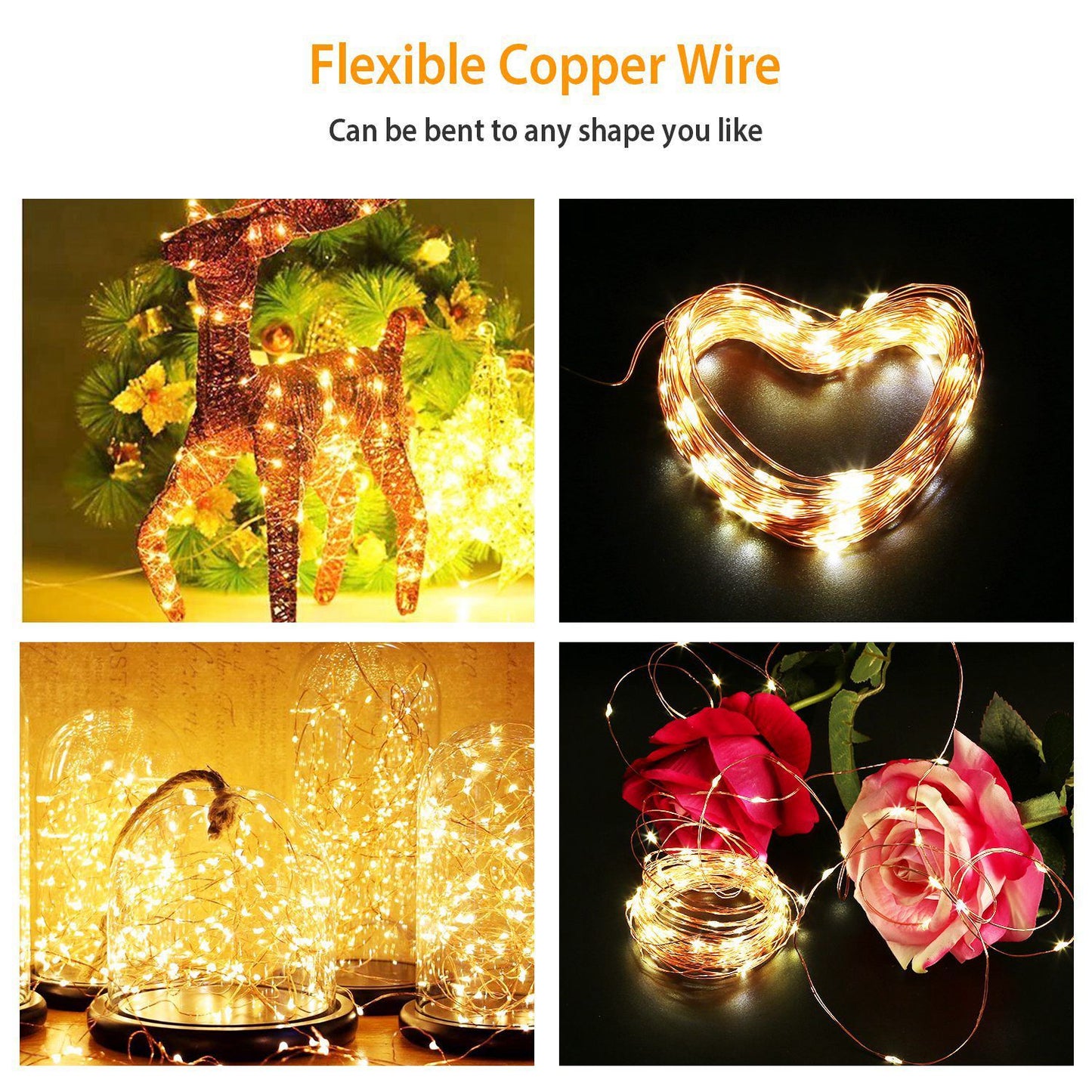 2-Piece: 100LED Beads String Lights Low stock refund_fee:1200 String & Fairy Lights Warranty