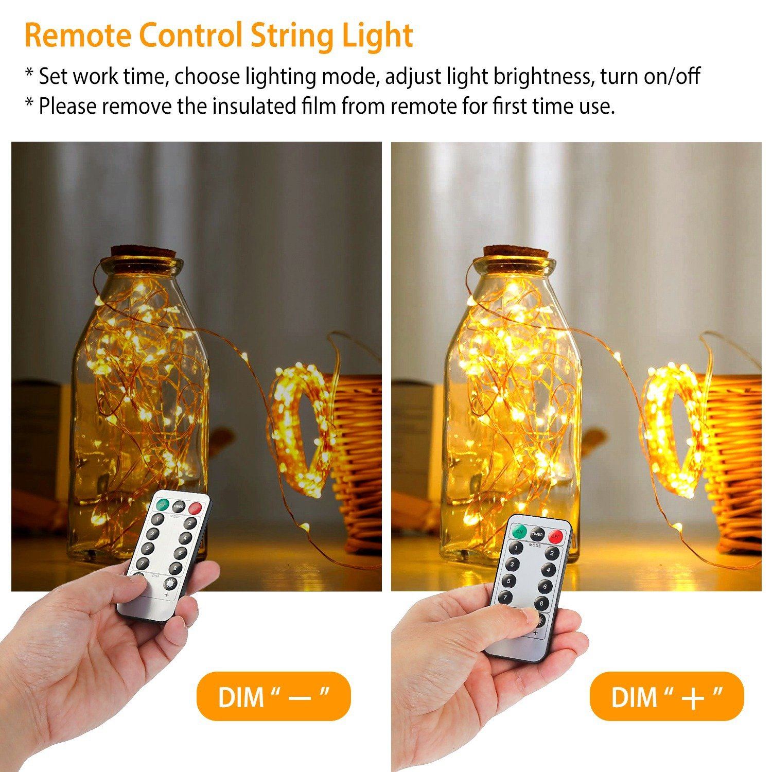 2-Piece: 100LED Beads String Lights Low stock refund_fee:1200 String & Fairy Lights Warranty