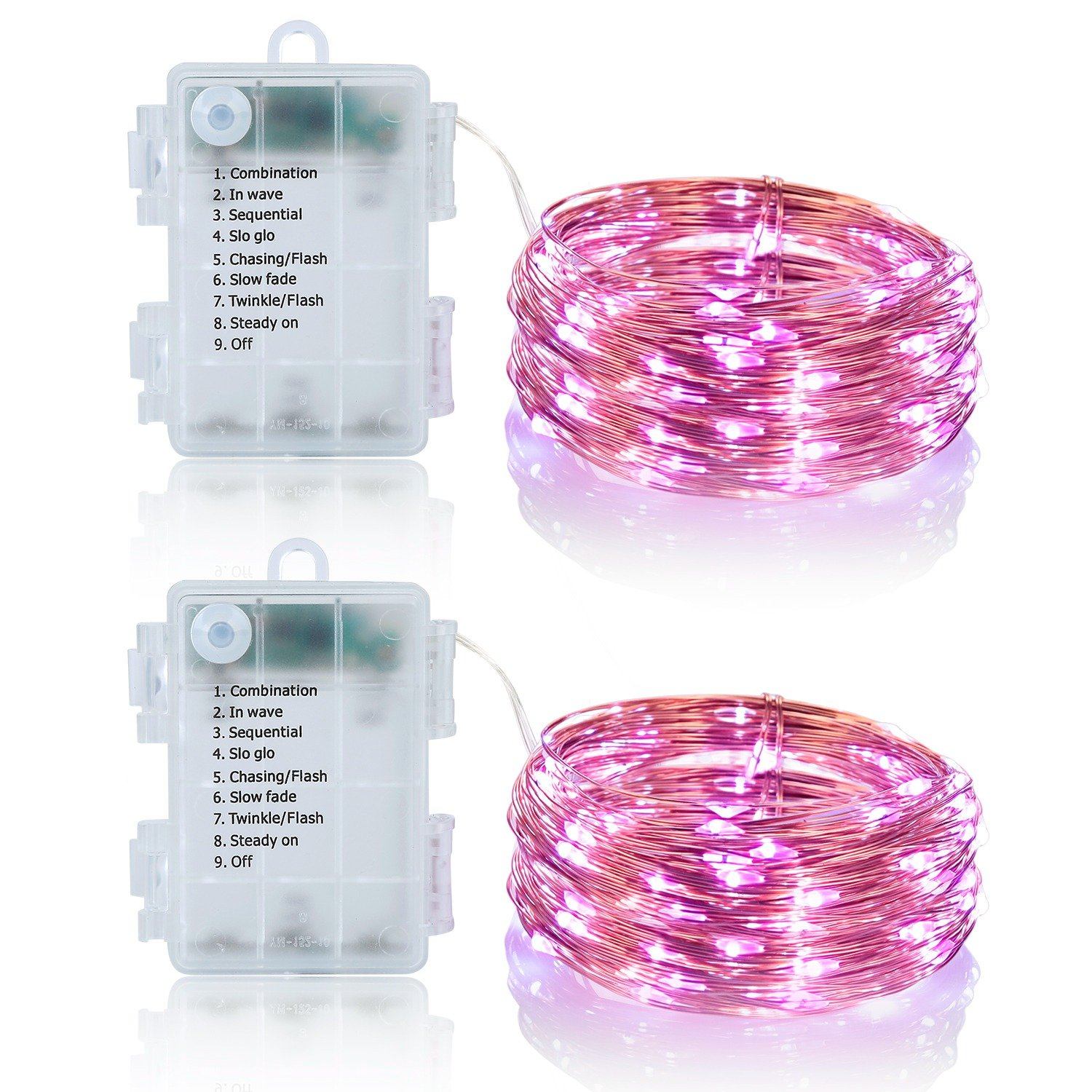 2-Piece: 100LED Beads String Lights Low stock refund_fee:1200 String & Fairy Lights Warranty