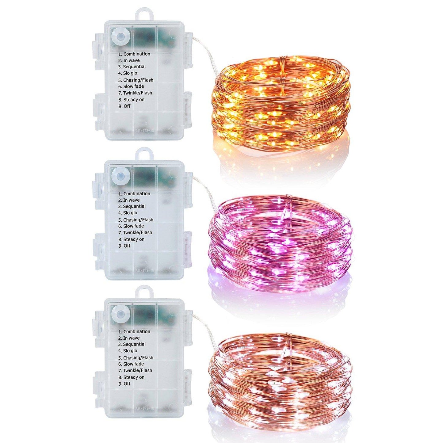 2-Piece: 100LED Beads String Lights Low stock refund_fee:1200 String & Fairy Lights Warranty