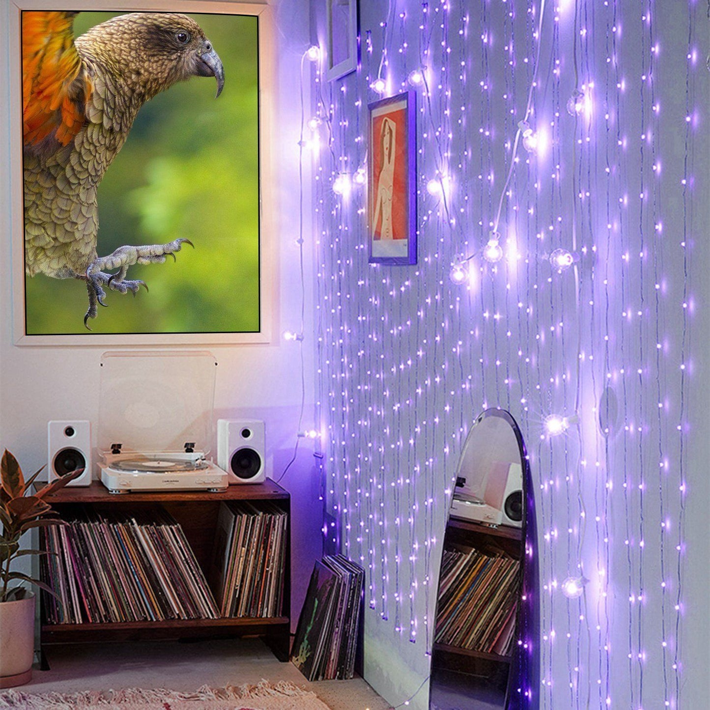 2-Piece: 100LED Beads String Lights Purple Low stock refund_fee:1200 String & Fairy Lights Warranty