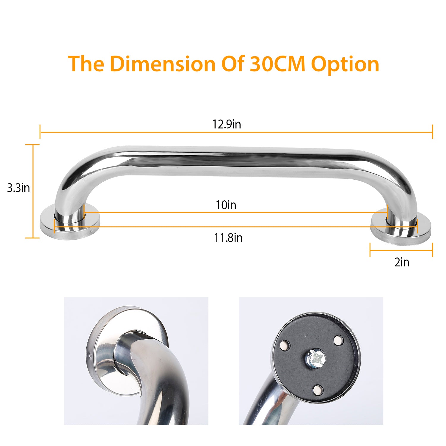 2-Piece: Bath Grab Bar __stock:100 Home Improvement refund_fee:1200