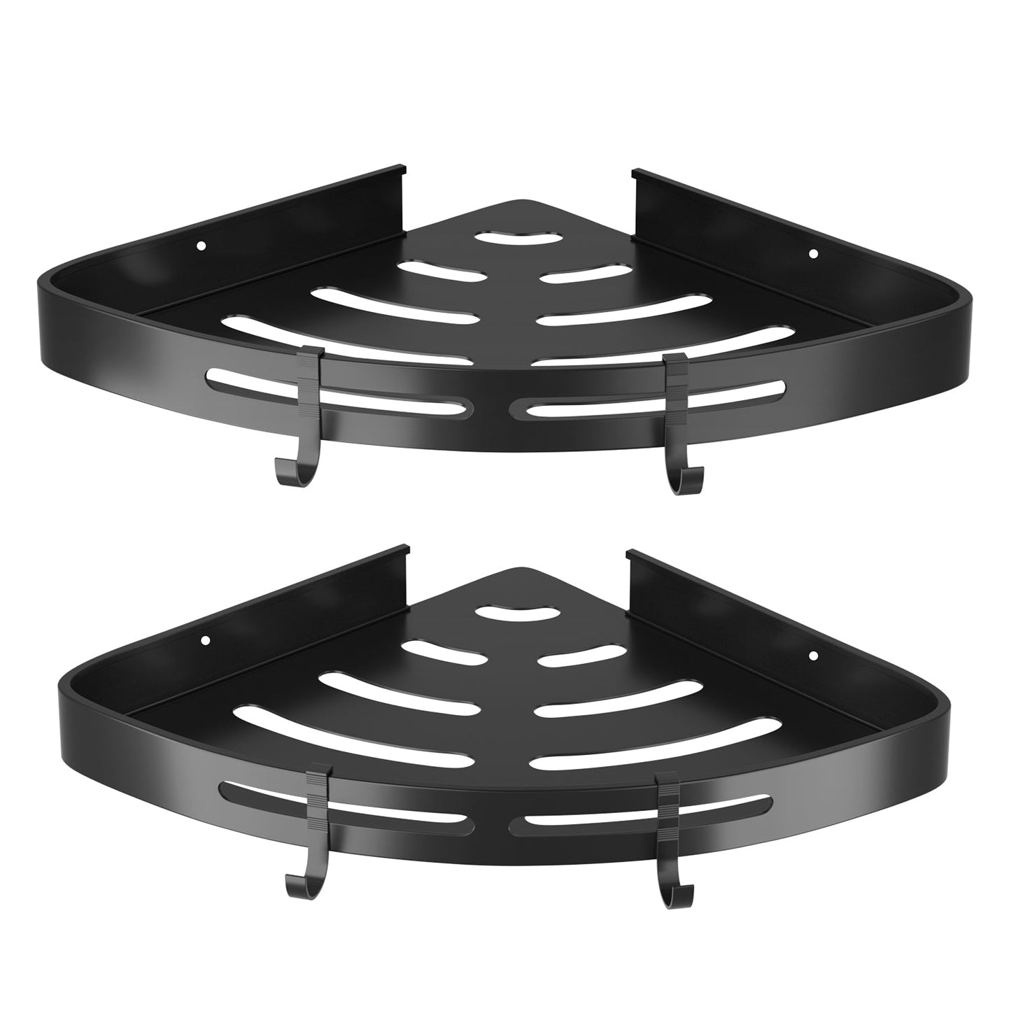 2-Piece: Corner Shower Caddy Shelf __stock:100 Bath refund_fee:1200