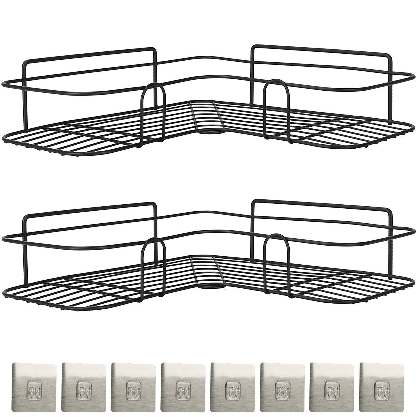 2-Piece: Corner Shower Caddy Shelves Bath refund_fee:1200