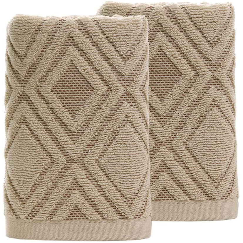 2-Piece: Pidada Hand Towels Set Brown __stock:200 Bath refund_fee:800