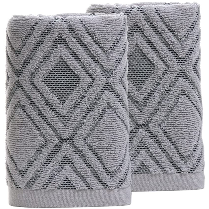 2-Piece: Pidada Hand Towels Set Gray __stock:200 Bath refund_fee:800