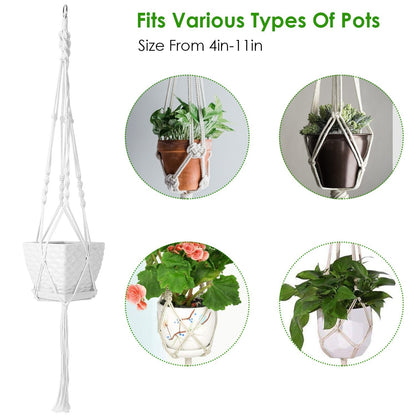 2-Piece: Plant Hanger Flowerpot Net Bag __stock:50 Garden & Patio refund_fee:800