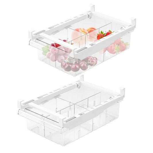 2-Piece: Refrigerator Egg Drawer 36 Egg Capacity Snap On Hanging Storage Tray __stock:50 Kitchen & Dining Low stock refund_fee:1200