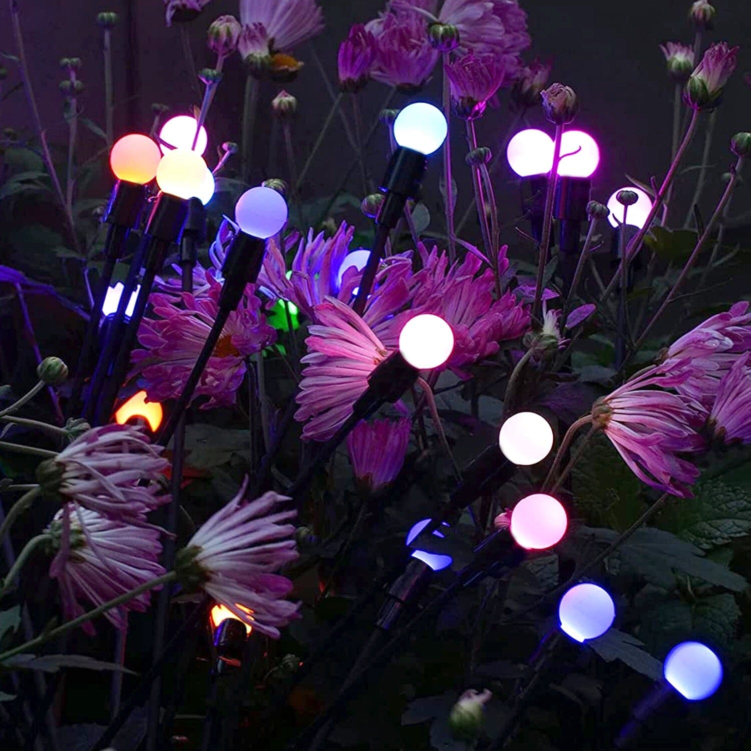 2-Piece: Solar Firefly Lights Swaying Decorative Pathway Lamp __stock:50 refund_fee:1200 show-color-swatches String & Fairy Lights Warranty