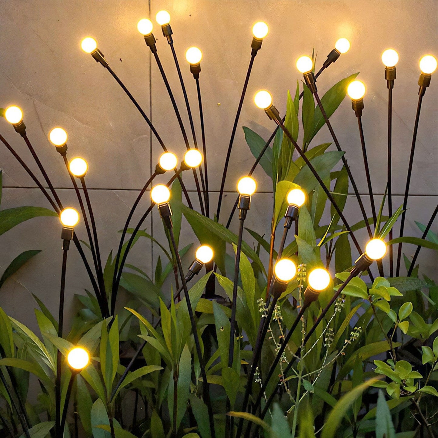 2-Piece: Solar Firefly Lights Swaying Decorative Pathway Lamp __stock:50 refund_fee:1200 show-color-swatches String & Fairy Lights Warranty