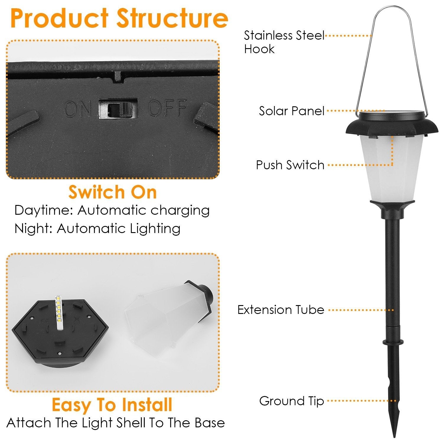 2-Piece: Solar Flame Torch Light Outdoor Lighting refund_fee:1200 Warranty