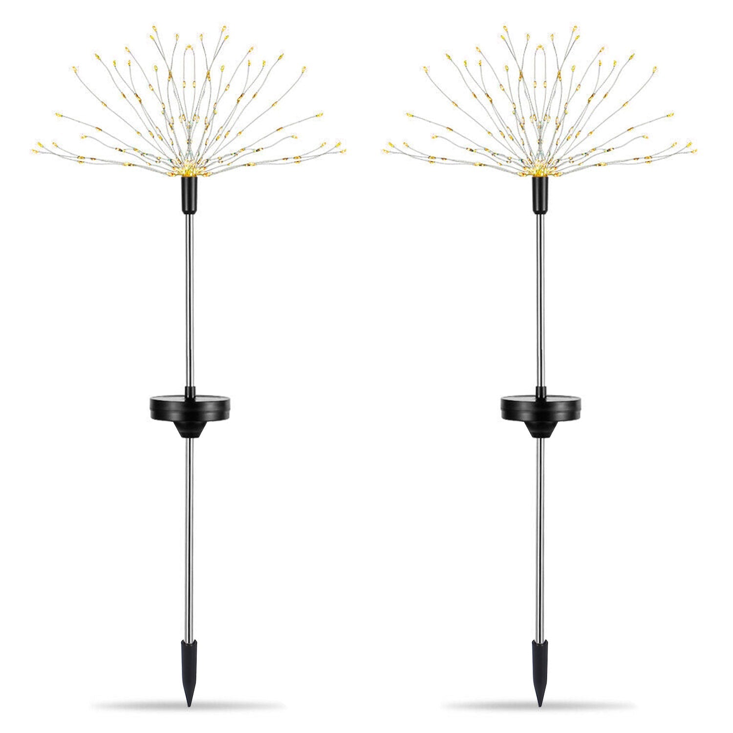 2-Piece: Solar Powered Starburst Garden Lights __stock:100 Outdoor Lighting refund_fee:1200 show-color-swatches Warranty